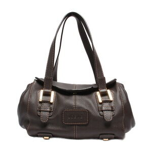 Loewe brown leather shoulder bag Senda